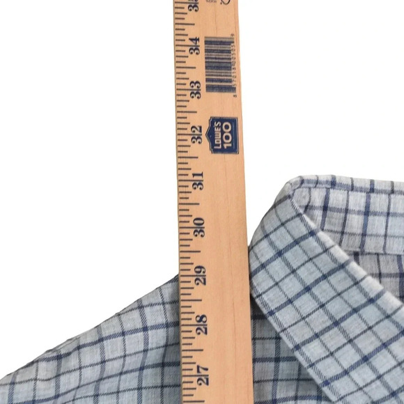 FAHERTY || Men's Soft Light Flannel Ash Grey Plaid Size XL *Small flaws* - Picture 6 of 10